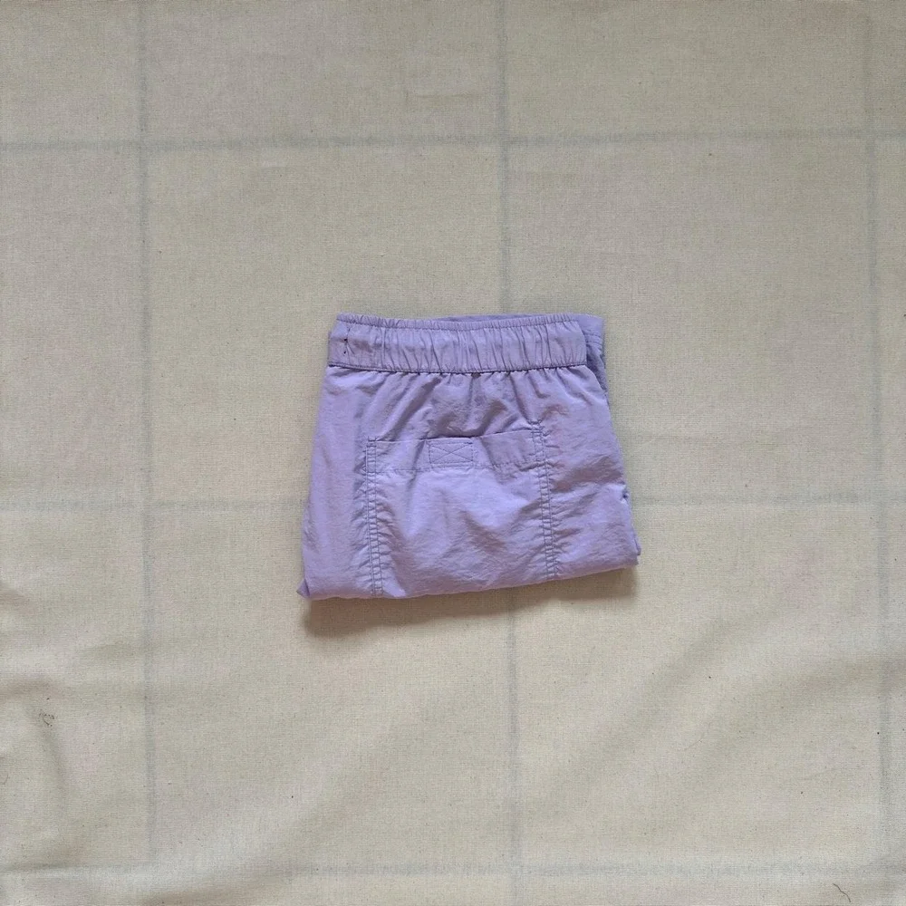 Forever 21 Men Lavender Nylon Swim Trunks Shorts Size Large Beach Summer Y2K